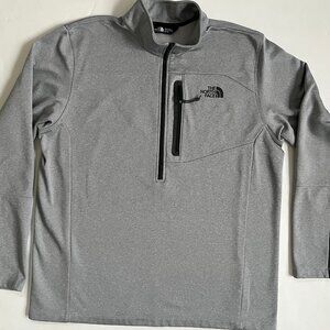 Men's The North Face TuTone 1/2 Half Zip Pullover Jersey Sz XL Activewear